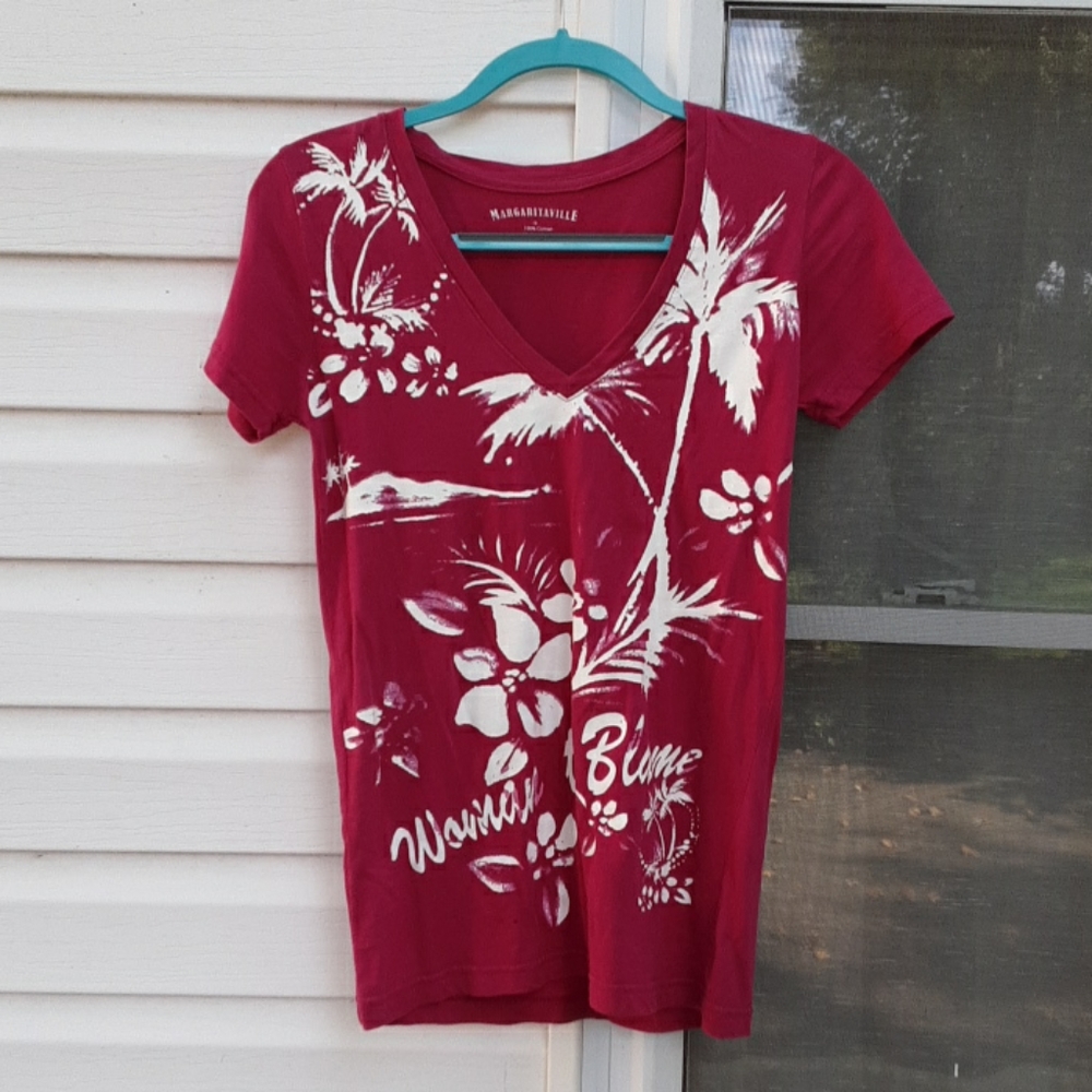 🏖🏝Margaritaville Jimmy Buffet PINK Top Shirt